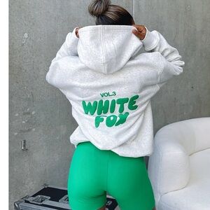 WHITE FOX BOUTIQUE Offstage Hoodie L/XL Glacier Grey